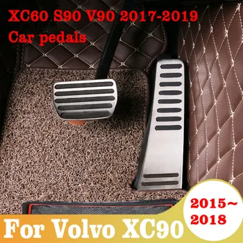 Pentru Volvo XC90-2018 XC60 S90 V90 2017-2019 LHD Auto Accelerator de Combustibil de Frână Suport pentru picioare Ambreiaj Pad Pedale de Acoperire Accesorii Auto 