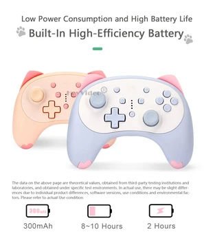 Pentru Nintendo Comutator Controler Wireless Bluetooth Gamepad compatibil pentru Comutator Lite Joc Joystick cu Voce Trezesc Mâner 