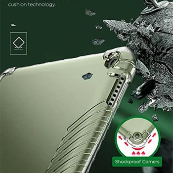 Rezistent la șocuri Silicon de Caz Pentru Amazon Kindle Foc HD 10 Plus 10.1 11 Tabletă Caz Flexibil Bara Clar Transparent Capacul din Spate 