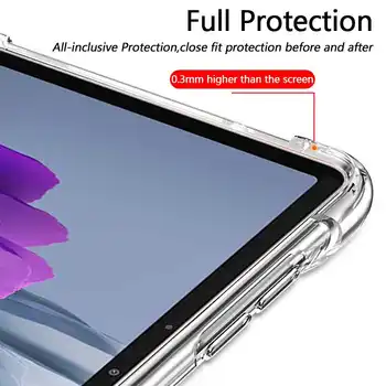 Moda Transparent Caz Moale Pentru Samsung Galaxy Tab S7 Plus FE S6 Lite S5e Tableta Acoperi Caz 