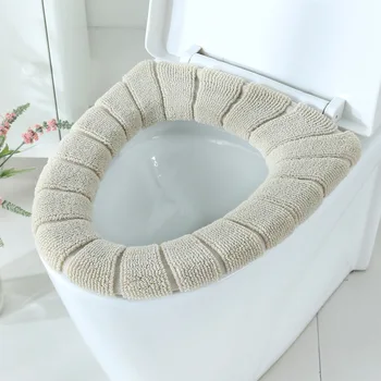 Universal Moale Încălzit Lavabila Scaunul de Toaletă Mat Set pentru Decor Acasă Closestool Mat husa Scaunului Toile mai Cald Caz 