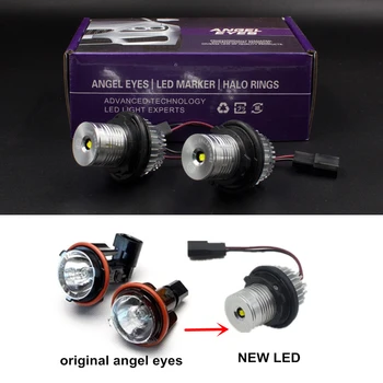 FSYLX 10W LED-uri Auto LED Marker Angel Eyes pentru BMW E39 E53 E60 E61 E63 E64 E65 E66 E87 canbus LED-halo inele bec LED angel eyes 