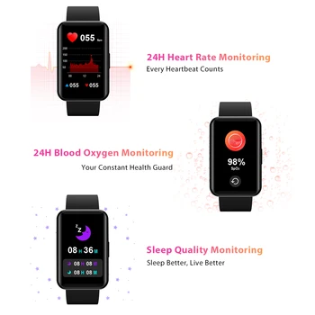 1.57 inch Smart Band Brățară de Fitness cu Încărcător Suplimentar Bluetooth IP68 rezistent la apa Heart Rate Monitor de Oxigen Sânge PK Ceas se Potrivesc 