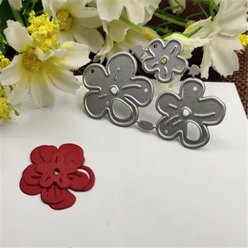 3pcs floare de cires rama de Metal de Tăiere Moare Șabloane Pentru DIY Scrapbooking Decorative Relief Artizanat Mor de Tăiere Șablon