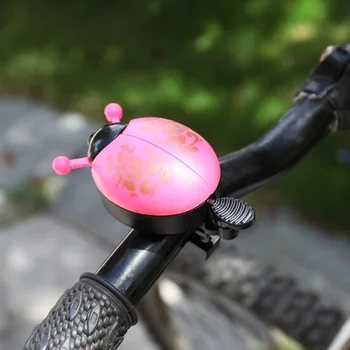 Moda Nouă Alarmă, Claxon Bicicleta Gărgăriță Bell Ladybird Semnal De Alarmă Inel Coarne Bicicleta Metal Ghidon Corn De Siguranță Cu Bicicleta Accesorii