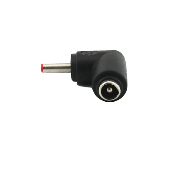 2 buc DC 5.5 mm x 2.1 mm Femela Jack 3.5 mm x 1,35 mm Male Plug Unghi Drept Adaptor de Alimentare Conector Converter 