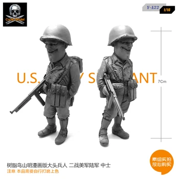 Rășină Soldat Q model kituri Armata figura auto-asamblate Y-A22 