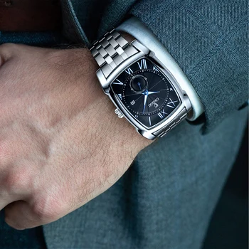 Fierbinte de Vânzare Mens Ceasuri CHENXI Brand de Top de Moda din Oțel Inoxidabil Bărbați Încheietura Ceas Big Dial Cuarț Ceas Pentru Bărbați Nou reloj hombre 