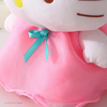 Sanrio Originale Hello Kitty Papusa de Plus Jucarie Pisica KT Pluș Jucărie Drăguț de Pluș Jucarii Pentru Copii Fata de Ziua de Crăciun Copiii Cadou 