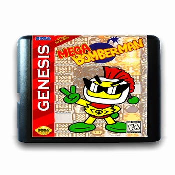 Mega Bomber Man pentru 16 biți Sega MD Carte de Joc pentru Mega Drive pentru Genesis Joc Video Consola PAL SUA JAP