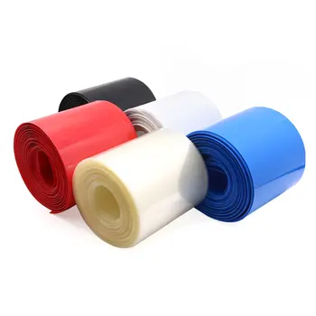 1 Metru Latime 85mm~350mm 18650 Baterie Litiu PVC Căldură Psihiatru Tub Izolat Folie de Film de litiu Cazul Cablu Manșon Multicolor 