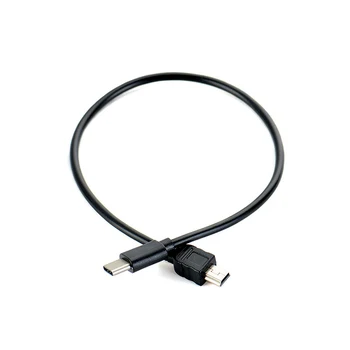1 buc USB Tip-c pentru Cablu USB Mini USB-C de sex Masculin la Mini-B Male Convertor Adaptor de Plumb Cablu de Date 30cm 