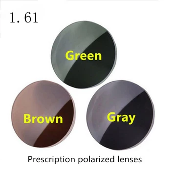 1.61 indicele de Înaltă calitate, prescriptie ochelari de soare cu lentile polarizate Gri Verde Maro 3 clolor Opțional 