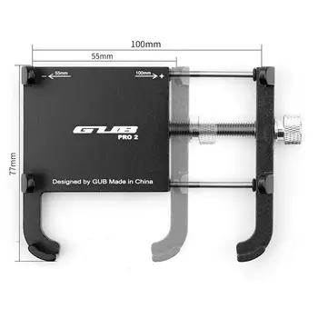 Pentru GUB PRO2 Aliaj de Aluminiu Suport de Telefon Mobil Îmbunătățită cu Patru gheare Design Telefon Stand pentru Biciclete Motociclete M365 Scuter Electric 