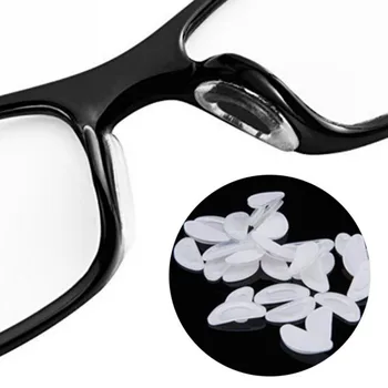 5 Perechi de Ochelari D Forma de Silicon Accesorii Ochelari Pad Nas Pentru ochelari de Soare Non-alunecare Subțire Nosepads 