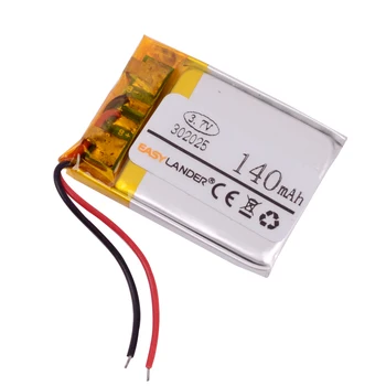 3pcs/Lot 302025 3.7 V 140mAh baterie Reîncărcabilă li-Polimer Baterie Li-ion Pentru mp3 mp4 Ceas inteligent GPS DVR PSP LED lumina de lampe 301924 