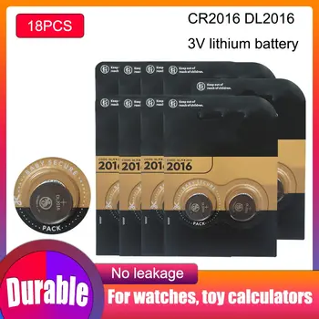 18pcs brand original pentru Durabil cr2016 BR2016 DL2016 LM2016 KCR2016 ECR2016 3v butonul de celule monedă cu litiu baterii pentru ceas 
