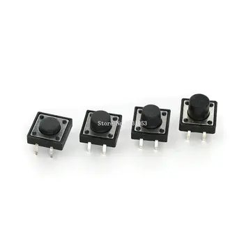 20BUC BAIE Tactile Switch 12*12*5 mm 7 mm 8 mm 9 mm 12x12 4Pin Tact Buton Micro Comutator Auto-reset Switch-uri 