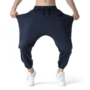 Noul Trend Hip Hop de Performanță Pantaloni Harem de Bărbați Buzunare Mari Pantaloni Largi 