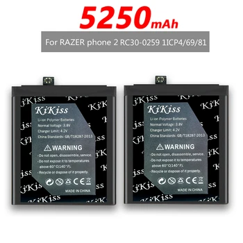 5250mAh KiKiss Baterie Reîncărcabilă RC30-0259 pentru RAZER Telefon 2 Phone2 RC30-0259 1ICP4/69/81 Baterie Batterok + Instrumente Gratuite 
