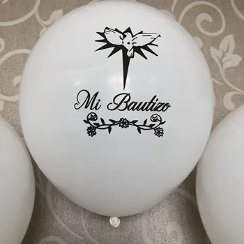 Porumbelul Meu de botez, baloane latex spaniolă petrecere decoratiuni 