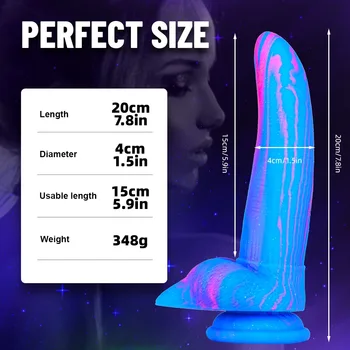 Colorat Realist Vibrator din Silicon cu Penis Mare ventuza Lesbiene Jucărie Fals Pula Mare, Anal Dildo Adult Jucarii Sexuale pentru Femei Dop de Fund 