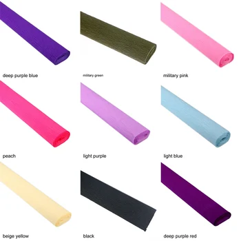 21 Culori Încrețite Ghirlanda De Hârtie Creponată Ori Scrapbooking Cadouri Decor Petrecere Gradinita Decorative Origami 