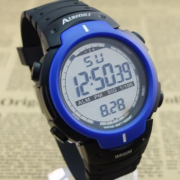 Aismei Brand Om ceasuri sport rezistent la apa 50M Bărbați Ceas Digital cu LED Relogio Masculino de Moda Casual, militari ai Armatei Ceas de mână 