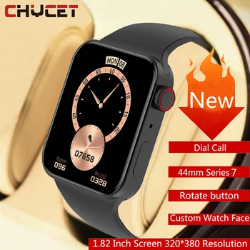 CHYCET Original IWO Seria 7 Smart Watch Bărbați 1.82 Inch Ecran HD de apel Smartwatch Femei Heart Rate Monitor Watch PK HW22 W46 