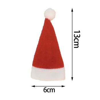 5PCS ChristmasTableware Titularul Pungă Pălărie de Crăciun Decoratiuni de Craciun Home Accesorii Bucatarie Tacamuri Pălărie de crăciun Decora 