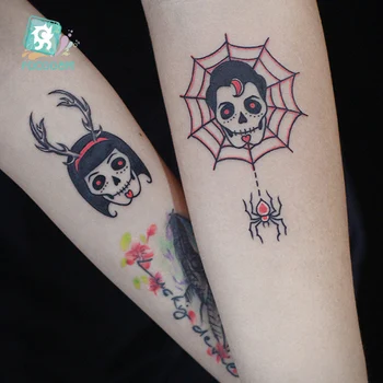 Rocooart Furie Scrisoare Tatuaj Drăguț Balena Panda Taty Flori Șarpe Tatouage Body Art Impermeabil Tatuaj Temporar Autocolant Tatuaj Fals 