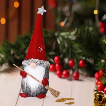 Crăciun Fără Chip De Papusa Crăciun Fericit Decoratiuni Xmas Copac Pandantive De Anul Nou Ornamente De Crăciun 2021 Cameră Decor