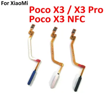 Pentru Xiaomi Poco X3 NFC / Poco X3 Pro Nou Senzor de Amprentă digitală Touch ID Scanner de a Conecta Placa de baza button acasă Cablu Flex 