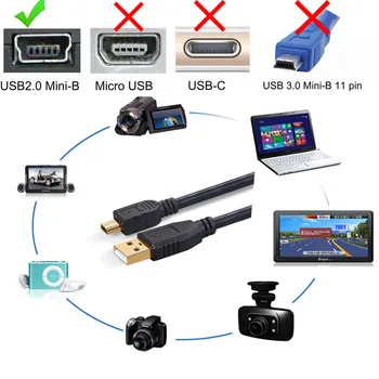 Mini cablu USB 5M USB 2.0 de sex masculin la Mini-B USB cablu, cablu 5-pin USB Mini-B sincronizare de date incarcator cablu pentru Mp3 Mp4 camera Gps, Tableta 