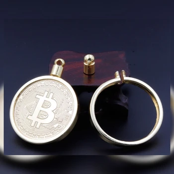 Alama, Obiecte De Artizanat BITCoin Art Comemorative Digital Crypto Monede De Colectie-Cheie Masina Pandantiv Decor Creativ Bun Prieten Cadou