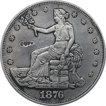 1876-CC Schimb Dolar MONEDE COPIE 
