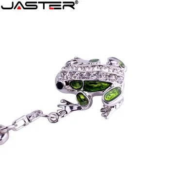 JASTER Promoționale Creatoare de Moda de Cristal Broasca 4GB 8GB 16GB 32GB 64GB USB 2.0 