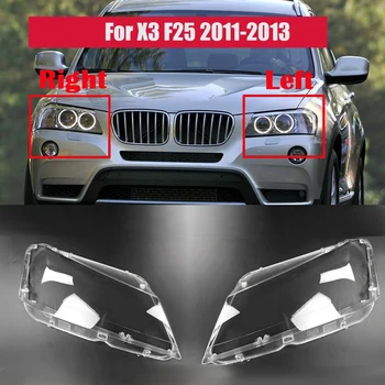 Pentru -BMW X3 F25 2011 2012 2013 Farurilor Auto Capac Obiectiv Clar Far Abajur Shell 