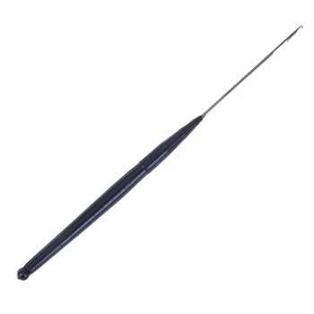 10buc/Lot Cârlig Ac de Croșetat Micro Hook Pentru Păr/Micro Panglica Ac Groază de Blocare Menținerea 6.3 inch Lungime 