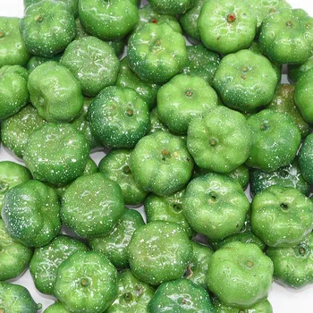 25pcs/Lot Mini Artificiale Spuma de Dovleac Portocaliu Verde Decoratiuni Acasă de Crăciun Fals Legume Fructe Partid Decor Fotografie elemente de Recuzită
