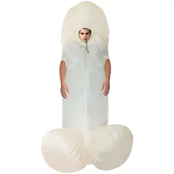 Adult Sexy Gonflabile Penis Cosplay Costum Pentru Om Club Nunta Petrecere a Burlacilor, Carnaval de Halloween Haine Dress Up C65136AD
