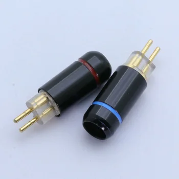 2 BUC căști de Înaltă calitate PIN Plug upgrade cablu MMCX conector jack black pereche pentru UM3X W4R UE18 