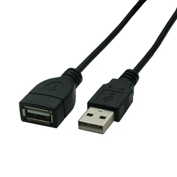 10CM USB 2.0 Extensie Cablu Scurt Cablu Pentru Smart TV PS4 Viteza de Date de Extensie de Încărcare Cabluri de sex Masculin La Feminin Sârmă 0,5 m 1,5 m 3m 5m
