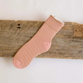 [COSPLACOOL] personalitate de Moda Șosete particule solide Textura masaj stripe Socks femei subțire de Lumină Morman morman de Șosete de bumbac