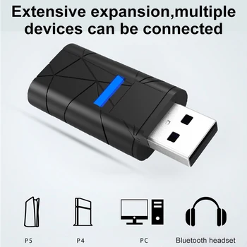 USB Wireless Adaptor Bluetooth Receptor Pentru Windows Mac Pentru Nintend Comutator Pentru PS4, PS5 Controler Pentru Windows PC, Mac 