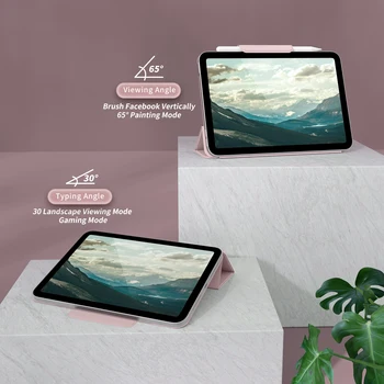ZOYU pentru iPad cu aer4 10.9 Caz pentru iPad Pro 11 2020 2021 Magnetic pentru iPad Pro 12.9 2020 2021 mini 6 2021 Inteligent Acoperi Caz 