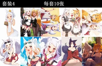 10 buc/set Anime Utile Fox Senko-san postere Sewayaki Kitsune nu Senko-san poze de perete pentru Colletion A3 42x29CM Autocolante