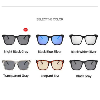 Retro Pătrat ochelari de Soare pentru Barbati de Moda Tendință de Plastic Abili Ochelari de Pilot de sex Feminin de Brand Designer de Lunetă Soleil Homme UV400 