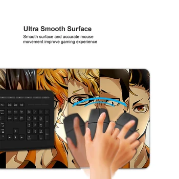 Dropshipping Anime Haikyuu Mouse Pad Laptop PC Gamer Mousepad Anime Antialunecare Mat Tastatura Birou Mat Pentru OverwatchCS MERGE 