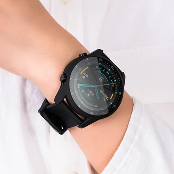 Caz pentru Samsung galaxy watch active 2 44mm 40mm Acoperire Completă a Barei de protecție Caz cu Sticla cu Capac de Protecție Ecran Protector 